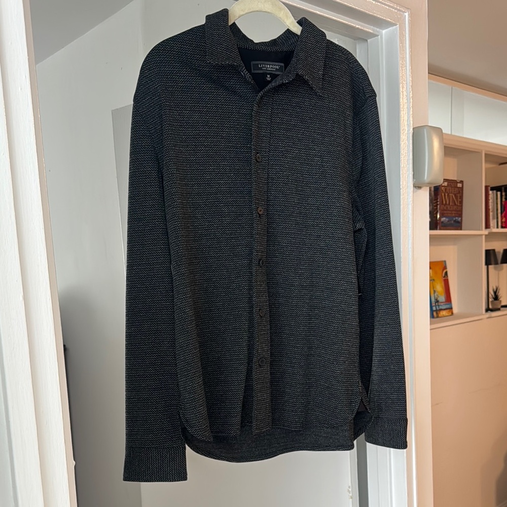 Liverpool Black and White Patterned Shirt